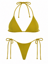 Load image into Gallery viewer, Cheetah + Deep Yellow Triangle Set (Reversible)