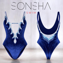 Load image into Gallery viewer, Ocean Waves One Piece (Reversible)