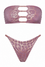 Load image into Gallery viewer, Pink Cheetah Strapless set