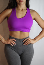Load image into Gallery viewer, Unicorn Purple Sports Bra (Reversible)