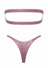Load image into Gallery viewer, Pink Cheetah Strapless set
