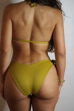 Load image into Gallery viewer, Cheetah + Deep Yellow Triangle Bottoms (Reversible)
