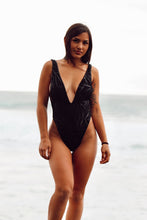 Load image into Gallery viewer, Onyx Black Vella One Piece (Reversible)
