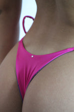 Load image into Gallery viewer, Fuchsia + Deep Yellow Triangle Bottoms (Reversible)
